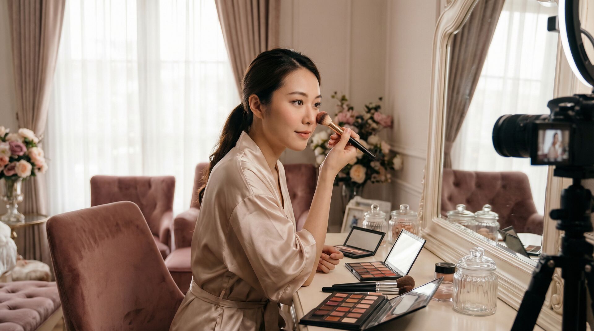 糖心vlog美妆视频